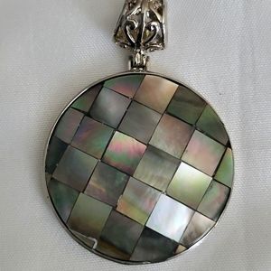 .925 Pendant Natural Abalone Shell